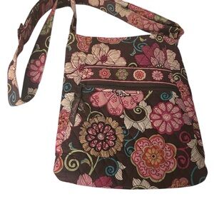 Vera Bradley Floral Quilted Crossbody Bag
